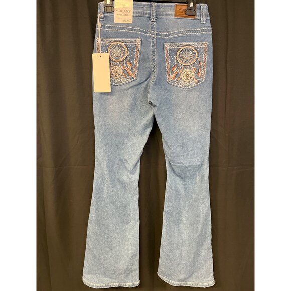 Y Jeans Women's Blue Jeans/Bootcut Size 7/8 SKU 5382 - Picture 2 of 6